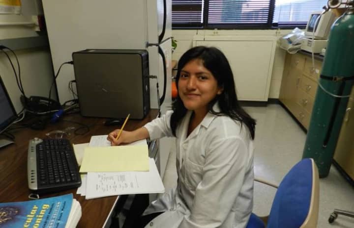 Peekskill High School’s Brittney Pauta spent her summer working with researchers at the New York Medical College.