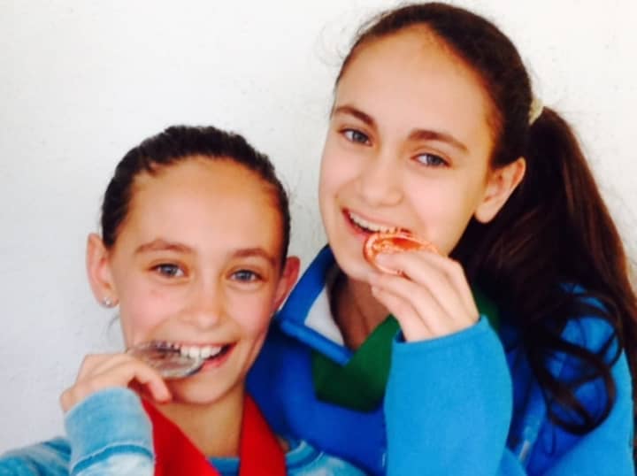 Francesca and Sara Brizio hope to taste sweet fencing victory at the upcoming Junior Olympics.