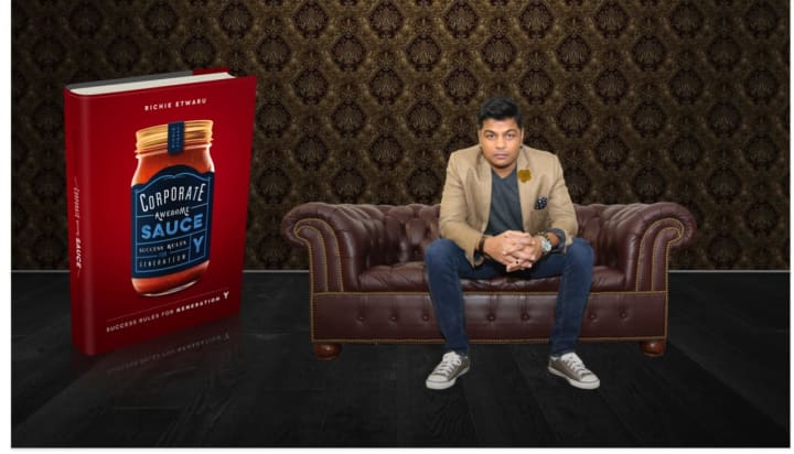 Richard Etwaru is an Edgewater resident and the author of the bestselling book &quot;Corporate Awesome Sauce.&quot;