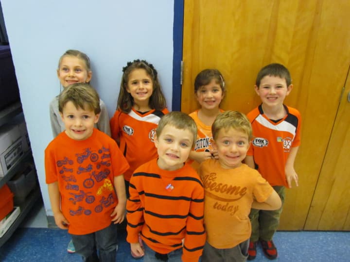 Carrie E. Tompkins Elementary School students donned orange Oct. 21 for Unity Day and celebrated with the implementation of the Olweus Bullying Prevention Program.