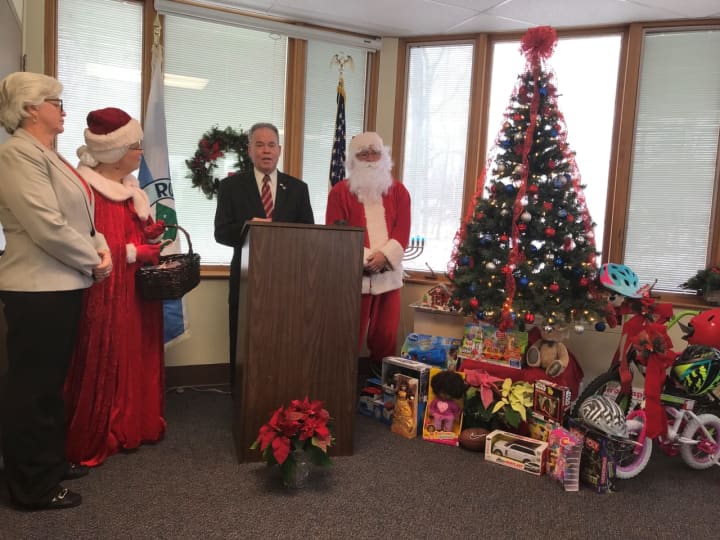 Rockland residents donated presents that will be delivered to foster children.
