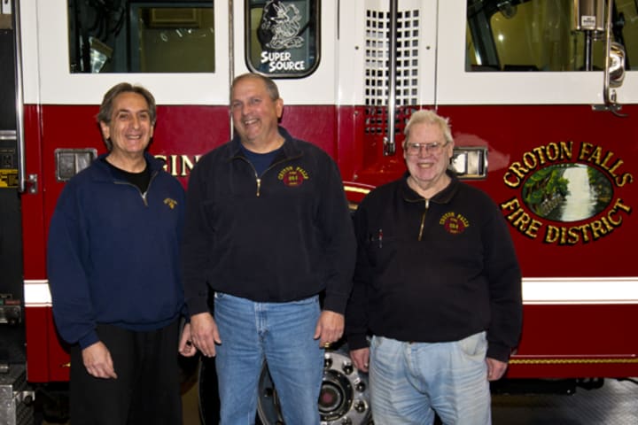 Left to right: Croton Falls firefighters Martin Aronchick, Jeff Daday and Chris Richie.