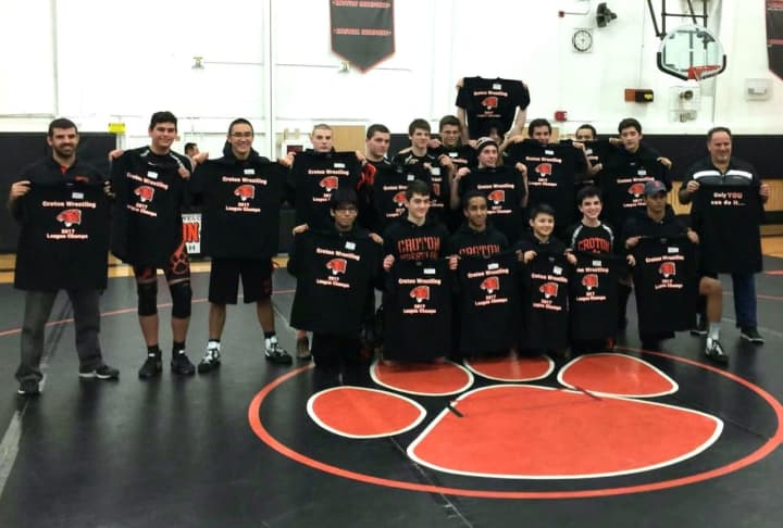 Croton-Harmon High School’s wrestling team capped off the regular season with the league title and a sportsmanship award.