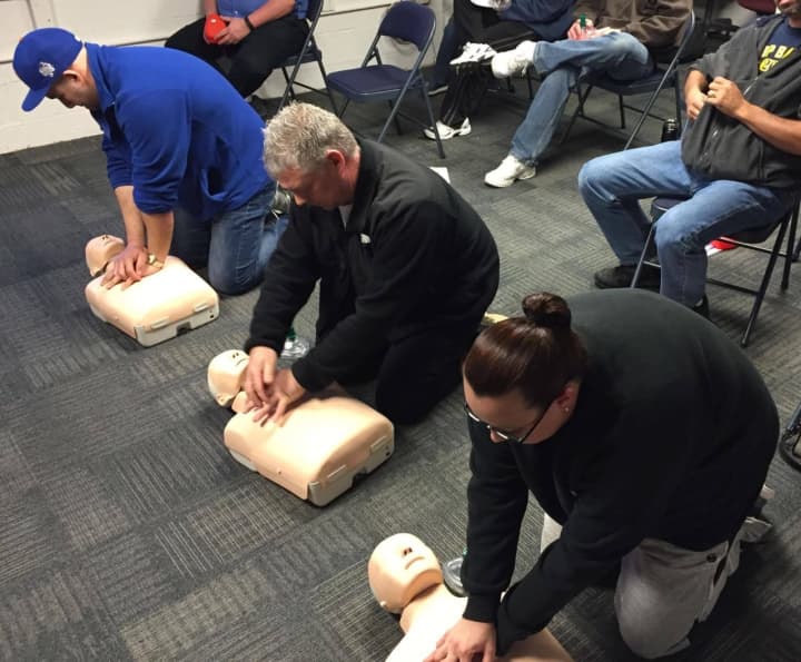 CPR classes are held regularly at Eastchester EMS&#x27;s headquarters as well as offsite locations.