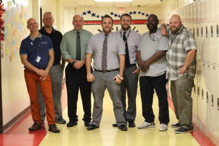 Teachers at Peekskill High School are growing beards in an effort to raise money for deserving Peekskill families this holiday season. 