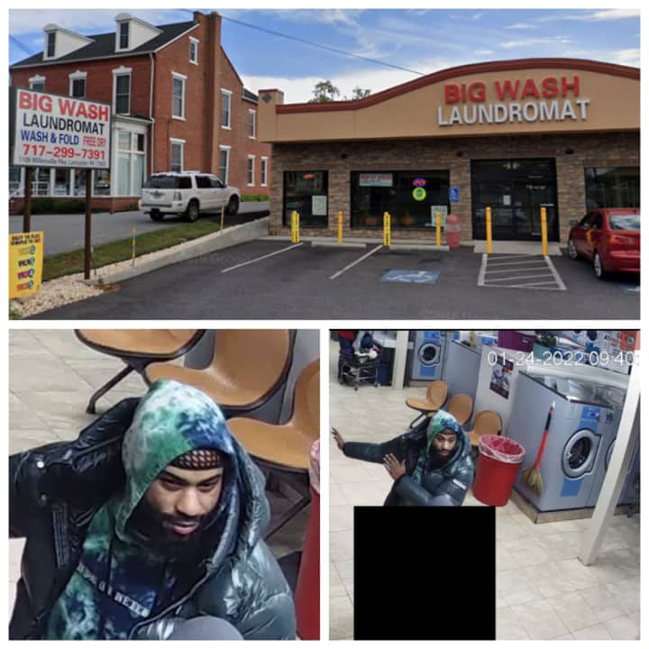 Suspect at Big Wash Laundromat