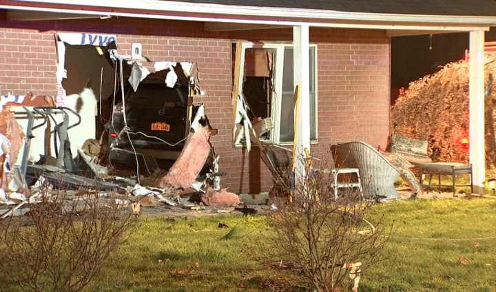 While attempting to elude the troopers, the operator of the vehicle lost control of the car and struck a house at Woodlawn Terrace in the town of Newburgh, police said.