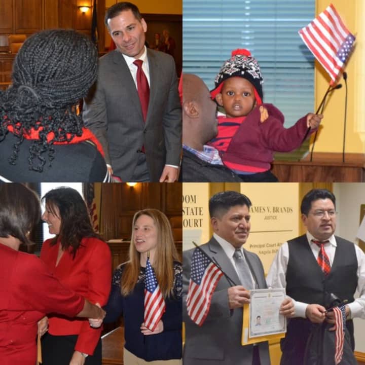 More than 50 people from 35 countries were sworn in as United States citizens during a naturalization ceremony in Dutchess County last week.