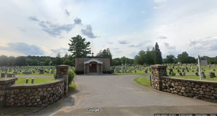 St. John&#x27;s Cemetery, located at 25 Camp Ave. in Darien