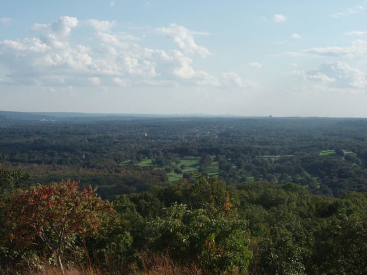 View of Clarkstown from High Tor Mountain