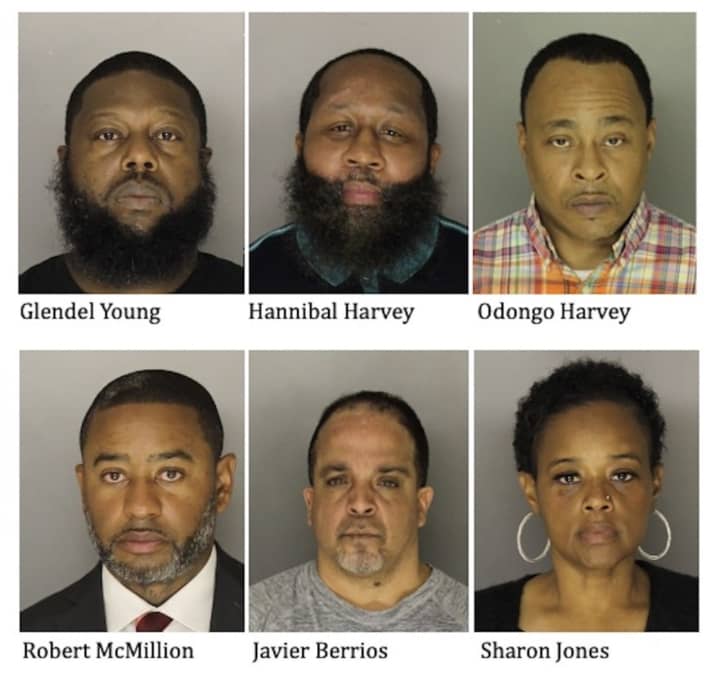 Six people have been arrested as a result of the dismantling of a major cocaine trafficking ring operating in southeastern Pennsylvania, authorities announced Thursday.