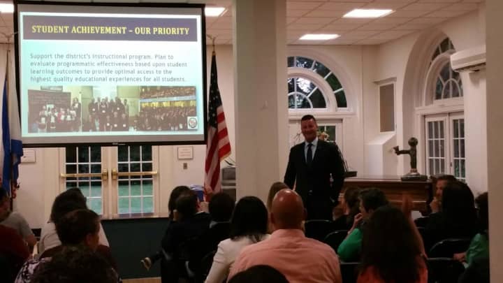 White Plains Superintendent Joseph Ricca hosted a Coffee and Conversation.