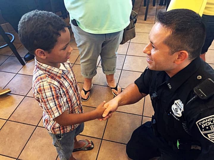Coffee with a Cop events across the country result in some special interactions.