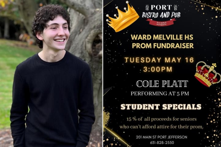 Cole Platt, a senior at Ward Melville High School, launched the second year of his fundraiser meant to provide students with prom dress, makeup, and tuxedo services that they may otherwise not be able to afford.