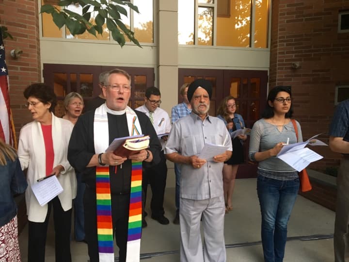 Representatives from Glen Rock&#x27;s religious communities gathered at the vigil