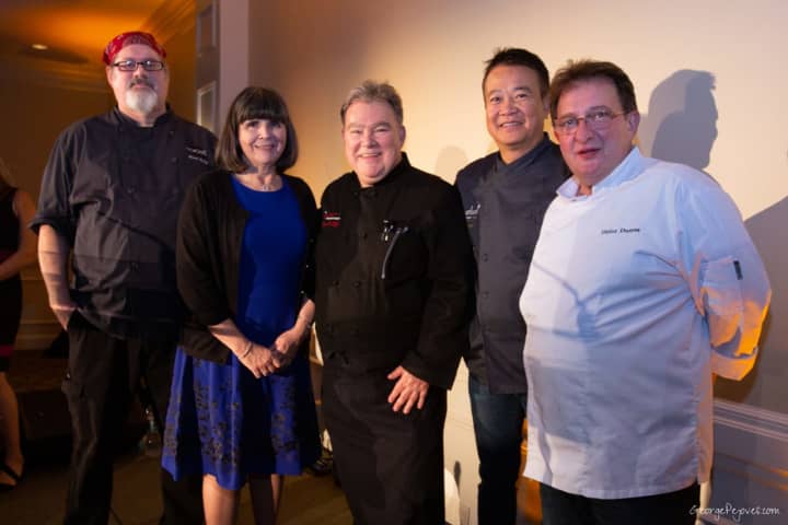 Four distinguished local chefs–Didier Dumas, Didier Dumas Patisserie; Peter X. Kelly, Xaviars Restaurant Group; Doug Nguyen, SABI Sushi, Dumplings &amp; Noodles; and Kevin Reilly, Roost Restaurant–donated their time for Good Samaritan&#x27;s Corks &amp; Forks.