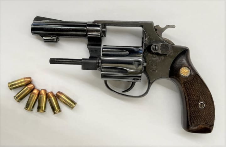 This gun was detected by a TSA officer in a Maryland man’s carry-on bag at Reagan National Airport on Saturday, Nov. 12.