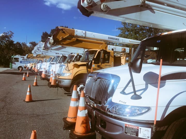 Eversource crews left Saturday for Florida, where they will be helping to restore power after Hurricane Irma.