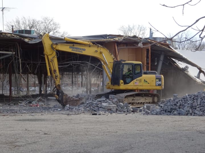 Demolition started at the site of a planned ShopRite in Wyckoff.