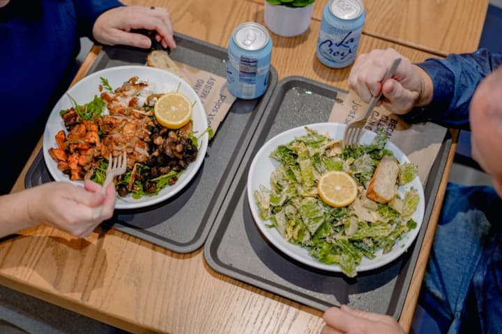 Examples of two meals served at Just Salad.