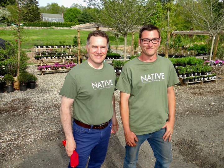 NATIVE owner William Kenny (left) with nursery manager Harry Spear (right).