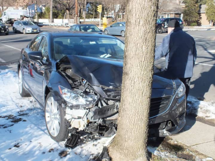 The Toyota was seriously damaged in the Fair Lawn crash.