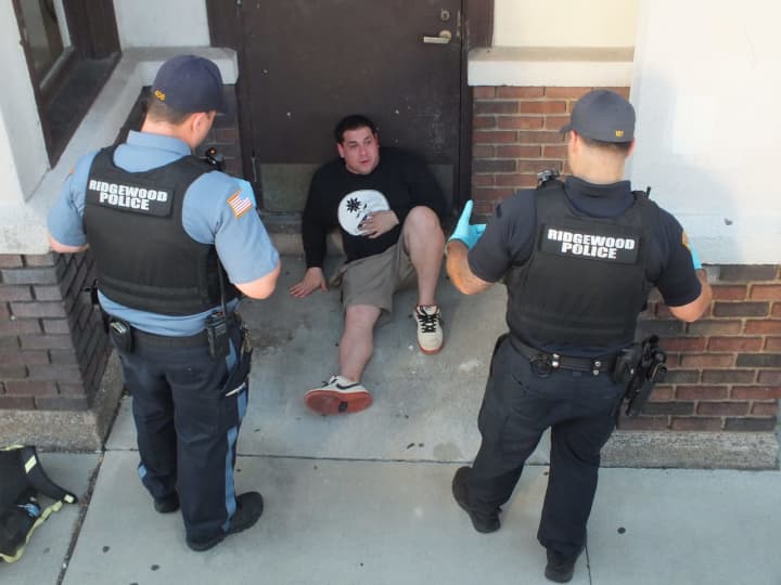 Ridgewood police detained the unidentified suspect for NJ Transit police.