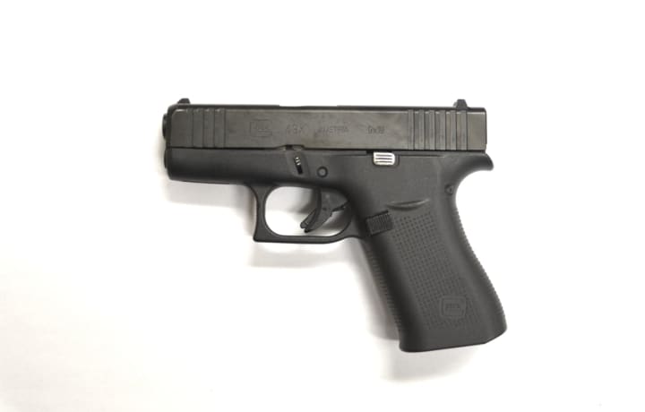 The fully-loaded Glock 43x was seized from a Newark teen during a traffic stop, Paramus police said.