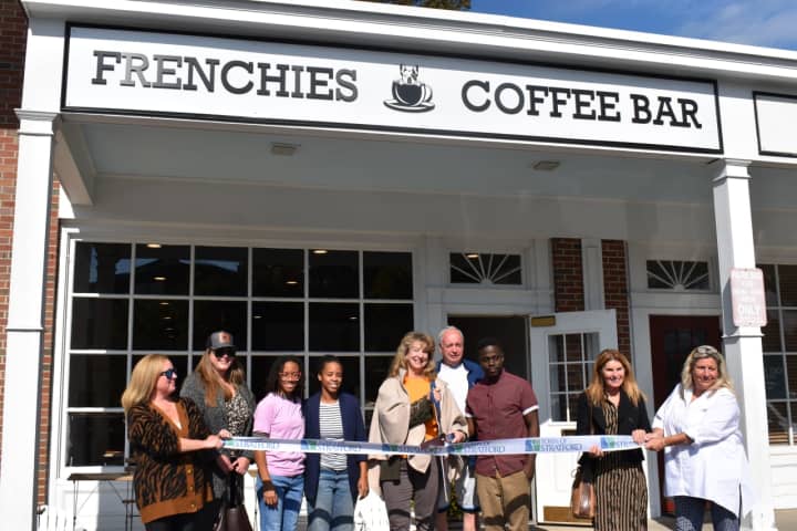 Frenchie&#x27;s Coffee Bar held its ribbon-cutting event on Tuesday, Oct. 18.