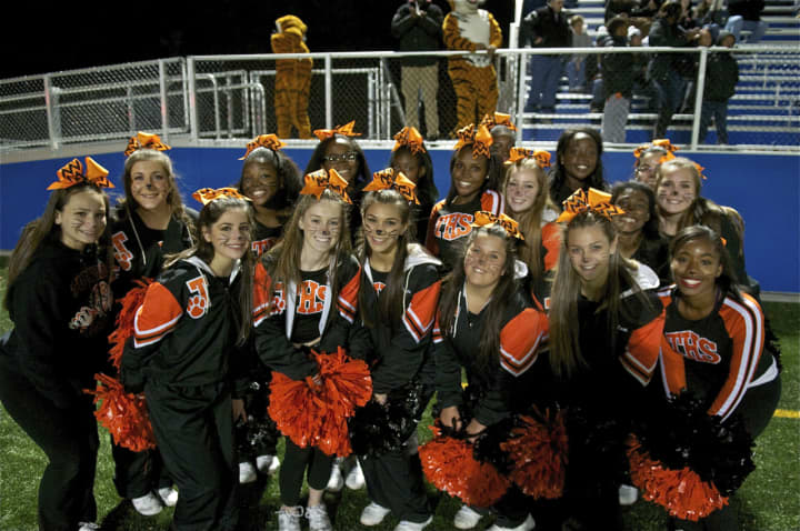 Tuckahoe&#x27;s cheerleaders had plenty to smile about as the Tigers beat Haldane to win the Class D title.