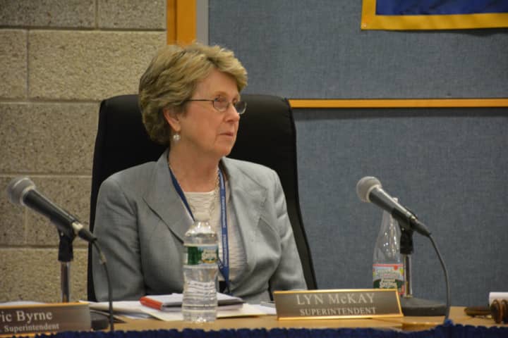 Chappaqua Schools Superintendent Lyn McKay is holding an informal meeting for families on the morning of April 18 at Seven Bridges Middle School.