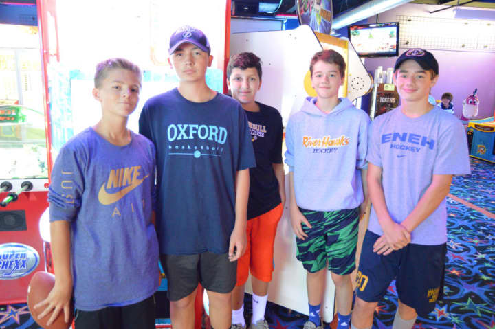 Kids hit the arcade as part of the Make-A-Wish Foundation fundraiser held at the Sports Center.