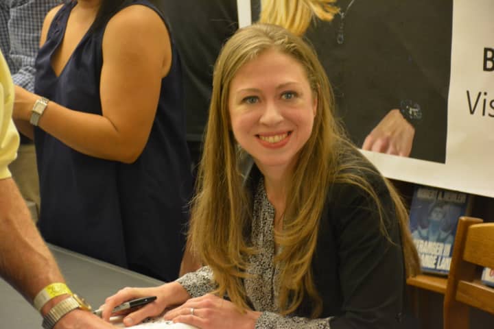 Chelsea Clinton visited the Chappaqua Library on Wednesday, Sept. 30, to promote her new book.