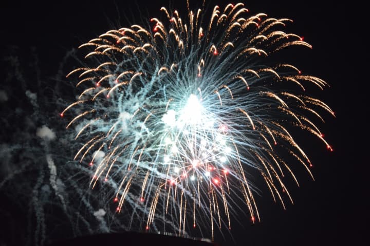 Fireworks light up the sky on July 4 all over Rockland.