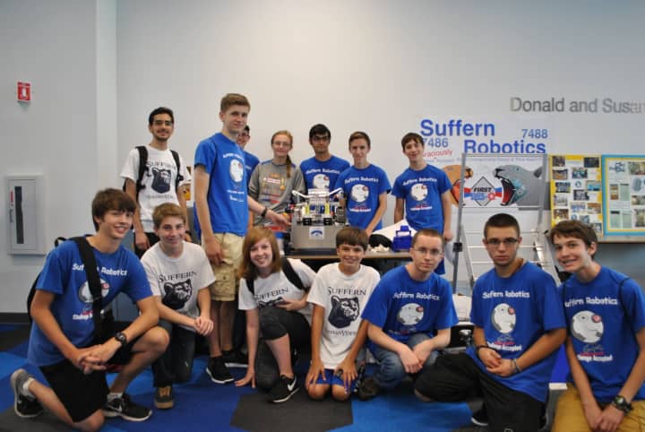 Suffern High School participated in the FTC kickoff at Pace University.