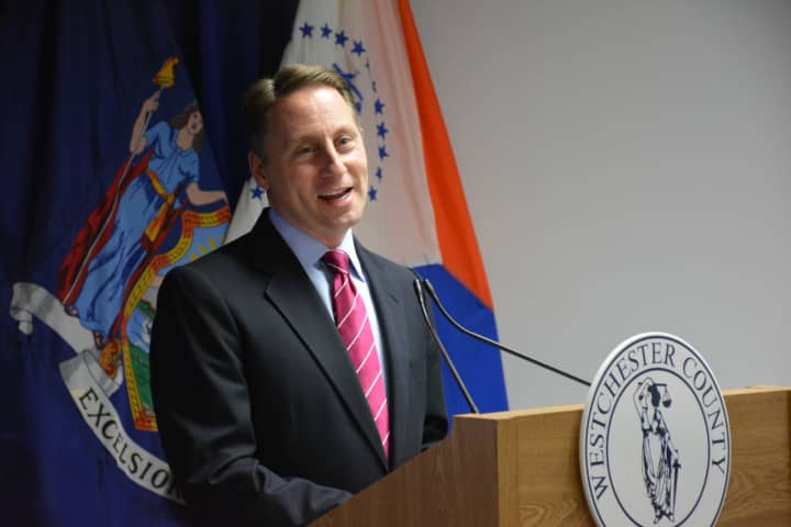 Westchester County Executive Rob Astorino, pictured, announced on Tuesday that the county exceeded the benchmark for the federal affordable-housing settlement.