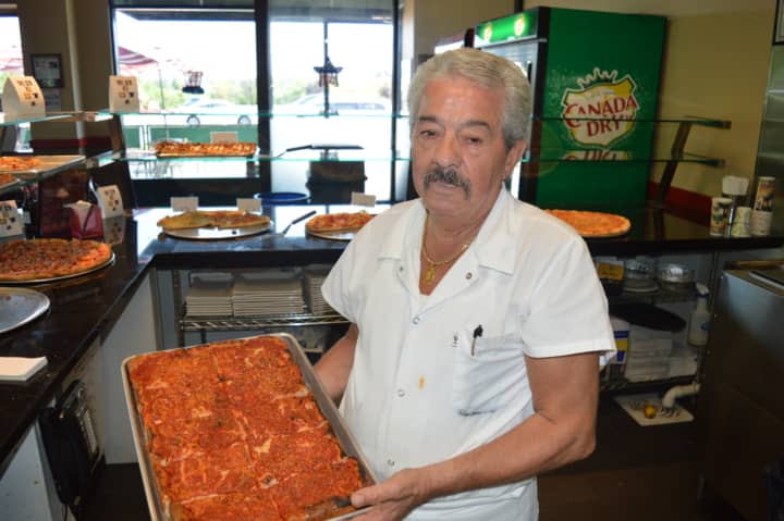 Steve Bruno is known for his Sicilian pies