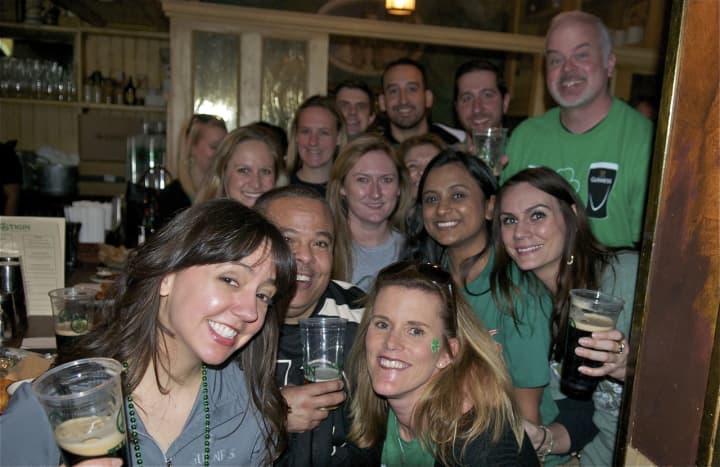 Stamford residents come out to Tigin&#x27;s Irish Pub Thursday to celebrate St. Patrick&#x27;s Day.