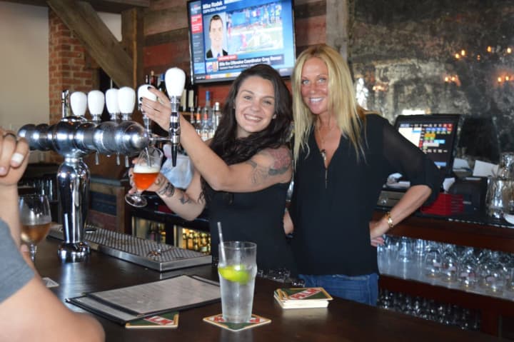 Little Pub bartender Tessa Barzillo and owner Daneen Grabe are all smiles at their new location in Fairfield.