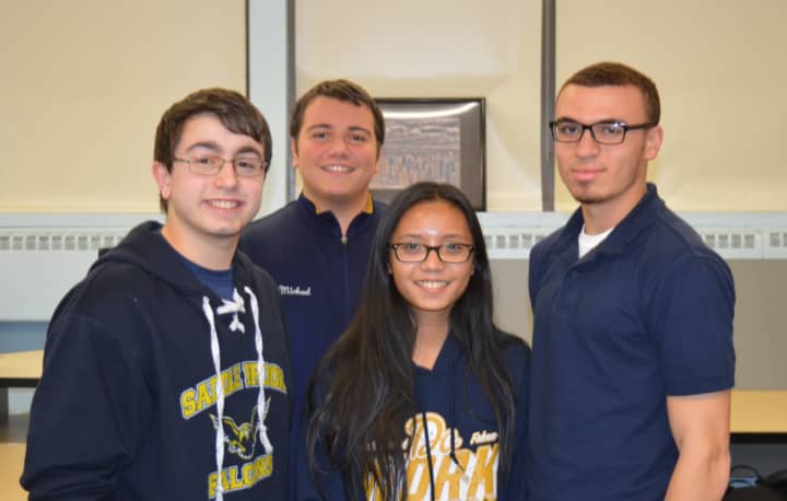 Saddle Brook High School students joined the school&#x27;s new Community Partnership Club to give back to the community.