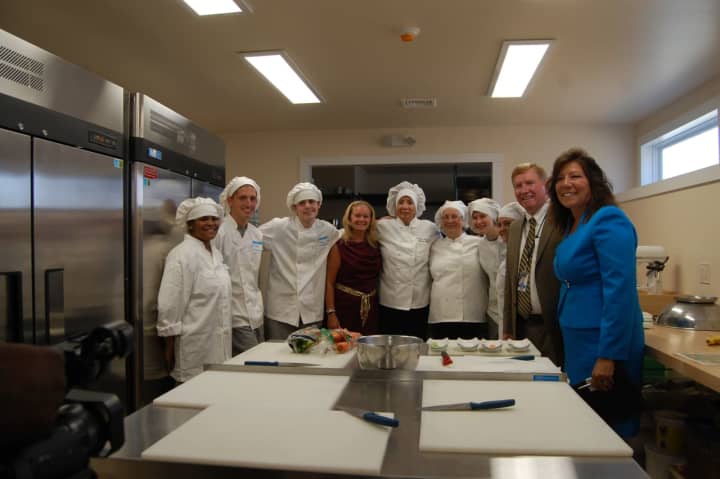 Officials from Putnam County and Putnam Northern Westchester BOCES gathered to mark the recent opening of the Tilly Foster Educational Center, a culinary arts program.