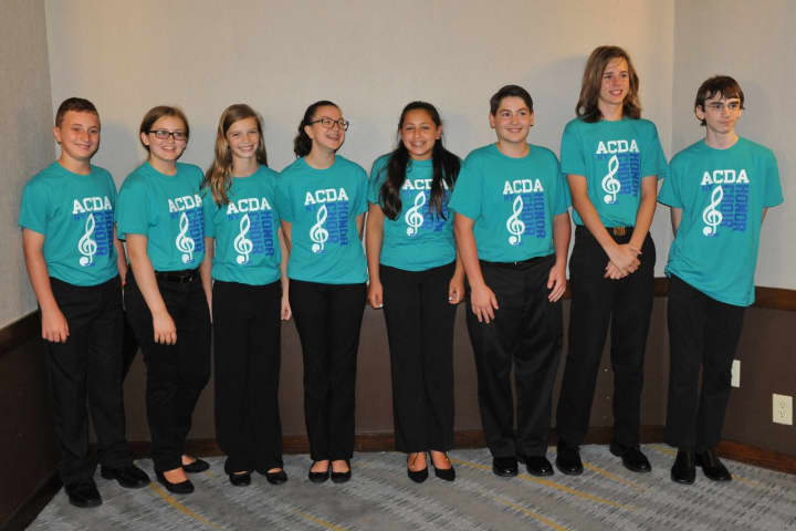 Eight Blue Mountain Middle School students sang in a choir composed of students from across the state.