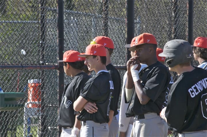 The defending state champion Mamaroneck High School baseball team hit the road Tuesday to take on Mount Vernon in a game played on the Knights&#x27; home field.