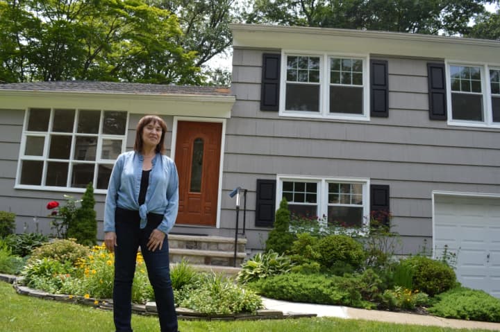 Rina Levy and her new Ridgewood home.