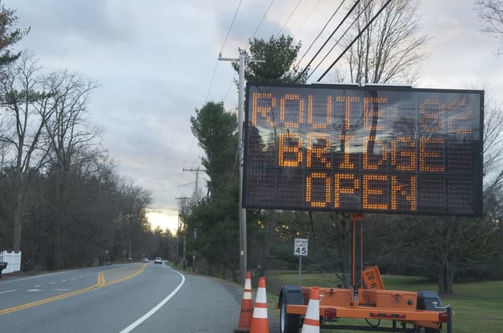 The Rt. 82 bridge in Hopewell Junction reopened for traffic Friday.