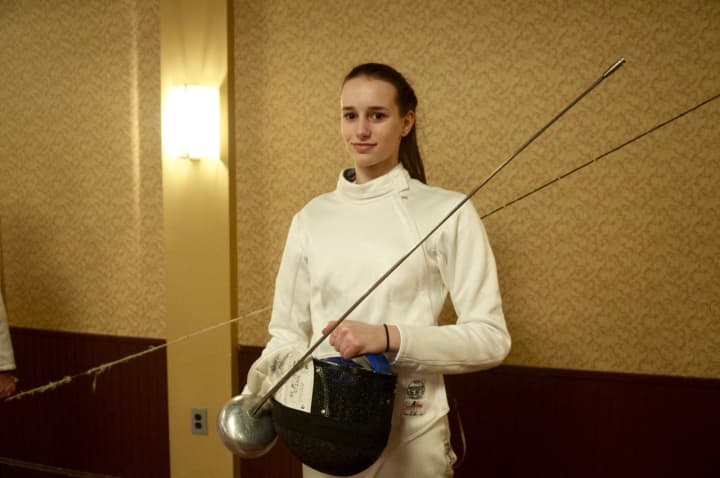 Greta Candreva, of Somers - the Somers Middle School student is currently ranked third in the U.S. in Cadet Women&#x27;s Epee (17U), and is aiming for an Olympic birth in 2020.