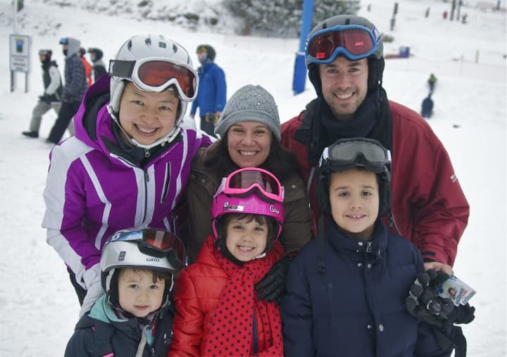 Skiers traveled from near and far to ski at Thunder Ridge on opening weekend.