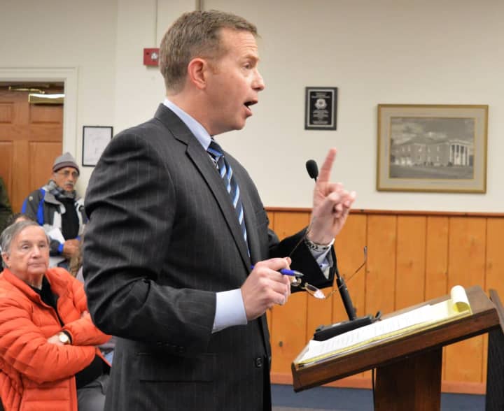 Morristown Attorney Richard De Angelis threatens the Emerson Mayor and Council with a lawsuit.