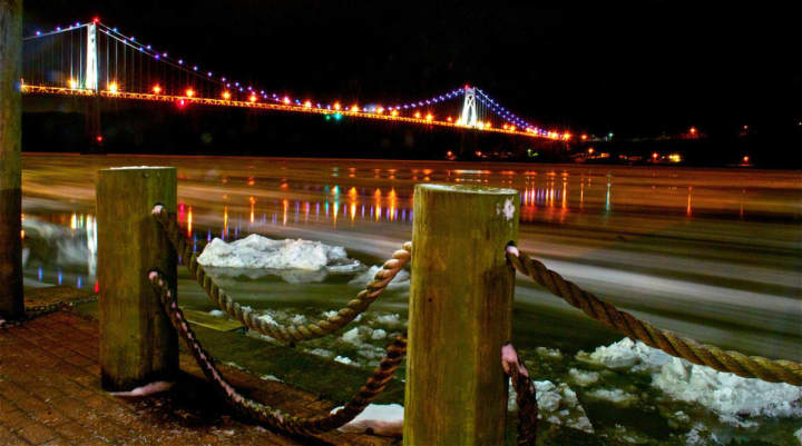 Poughkeepsie is on marketplace.com&#x27;s Top 10 list of most expensive places for two parents to raise two kids. A family of four needs $92,837 just to pay basic bills. At least the city&#x27;s river views, like this one of the Mid-Hudson Bridge, are free.