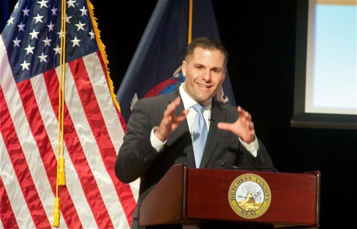Dutchess County Executive Marc Molinaro delivers his 2017 State of the County address in Poughkeepsie last month.